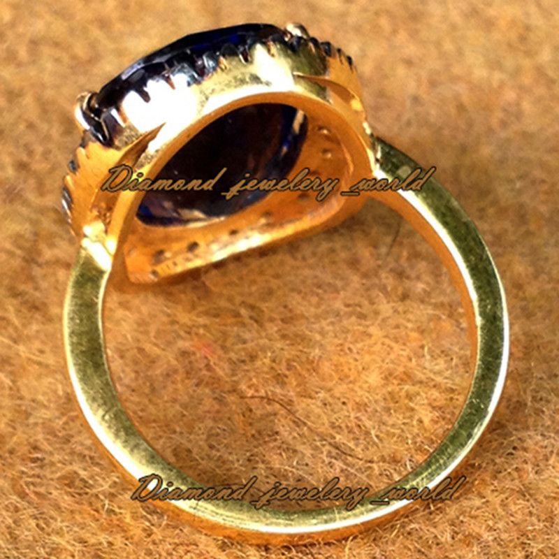 Victorian 1.18ctw Rose Cut Diamond Sapphire Studded Silver Gorgeous Ring Jewelry