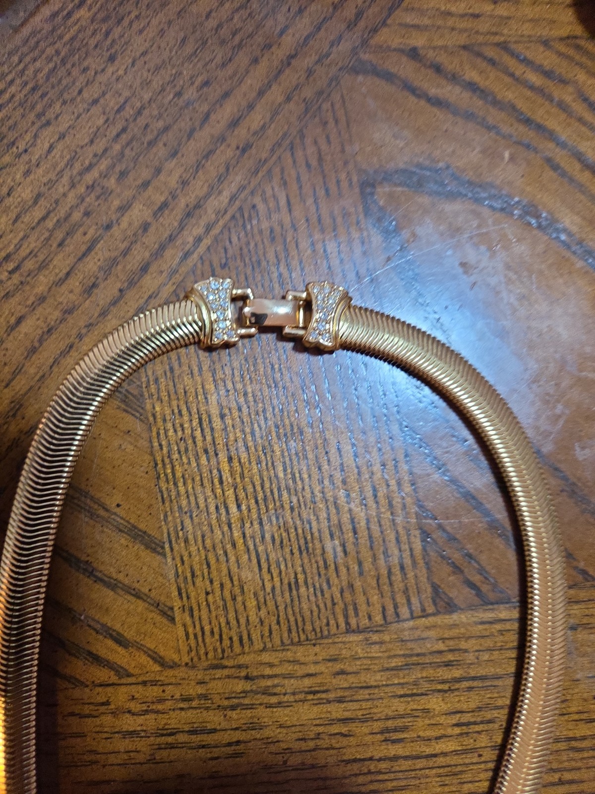 Vintage Christian Dior Gold Tone Necklace