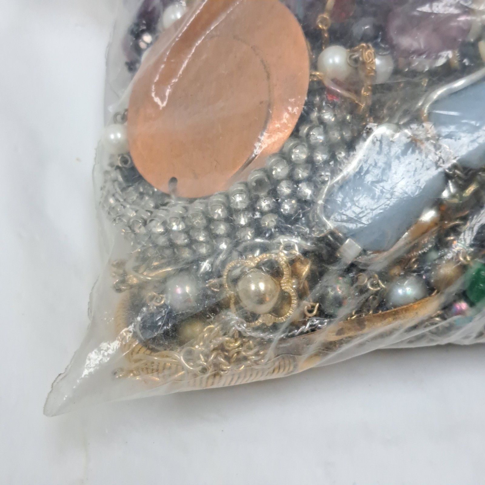 Bag Old Unsearched Jewelry Lot Vintage Estate Find Junk Drawer