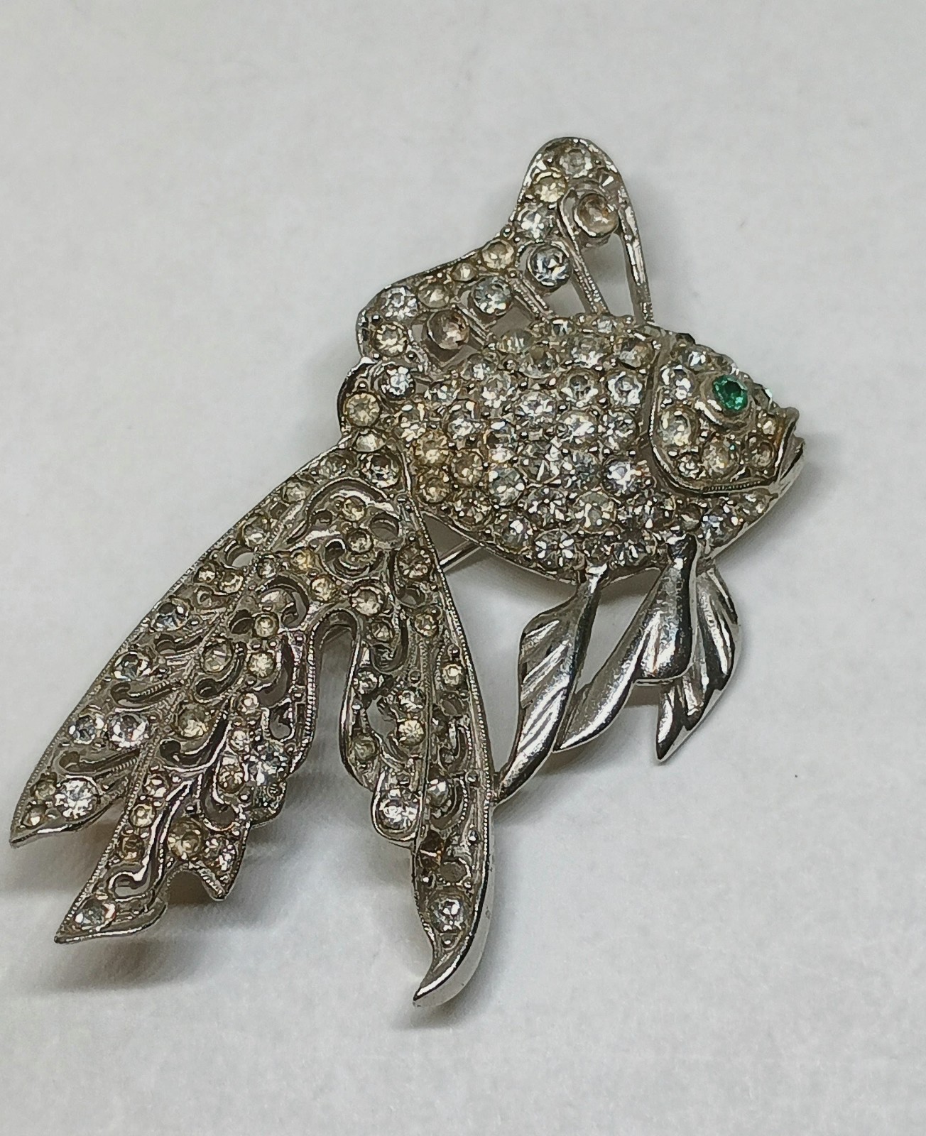 Vintage Lot 7 Sea Shore Brooch Pins Crystal Pave Rhinestone Kenneth J Lane LG