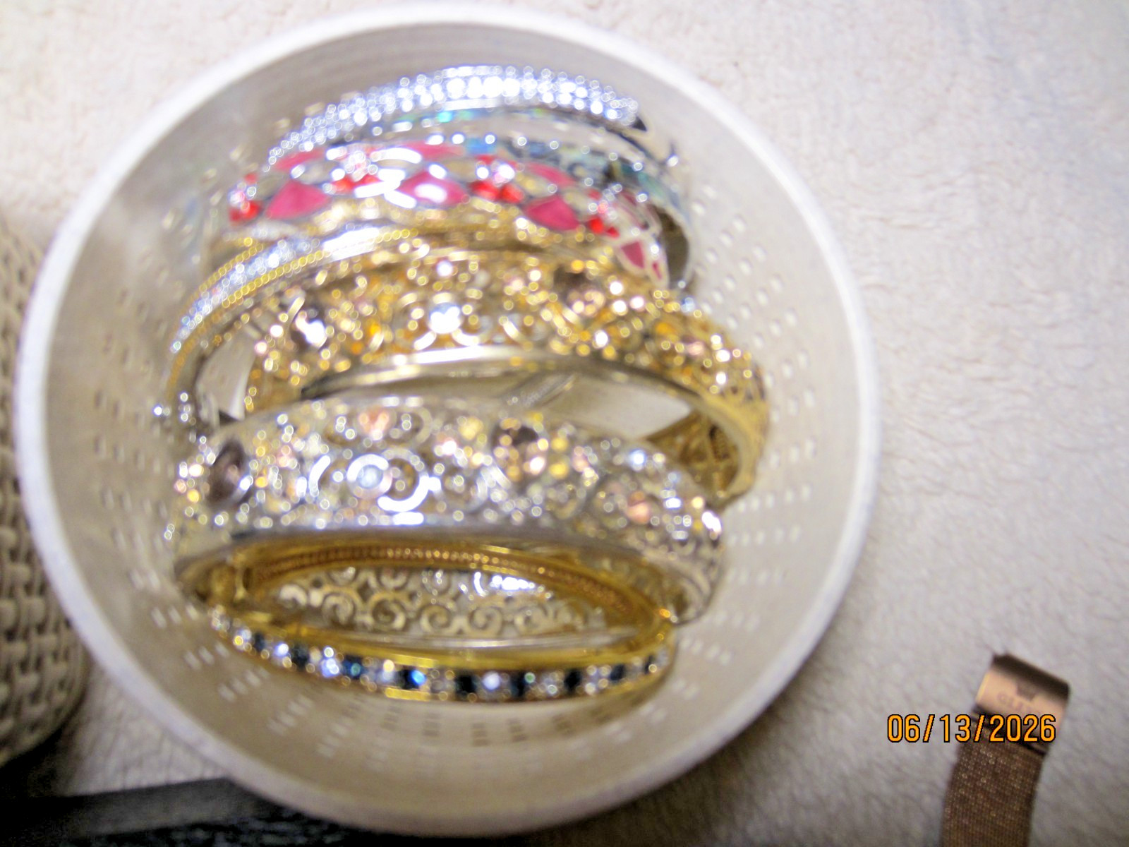 Mixed Lot ALL Bracelets Vintage/Modern Bangles Gemstone Wrap Signed Rhinestones