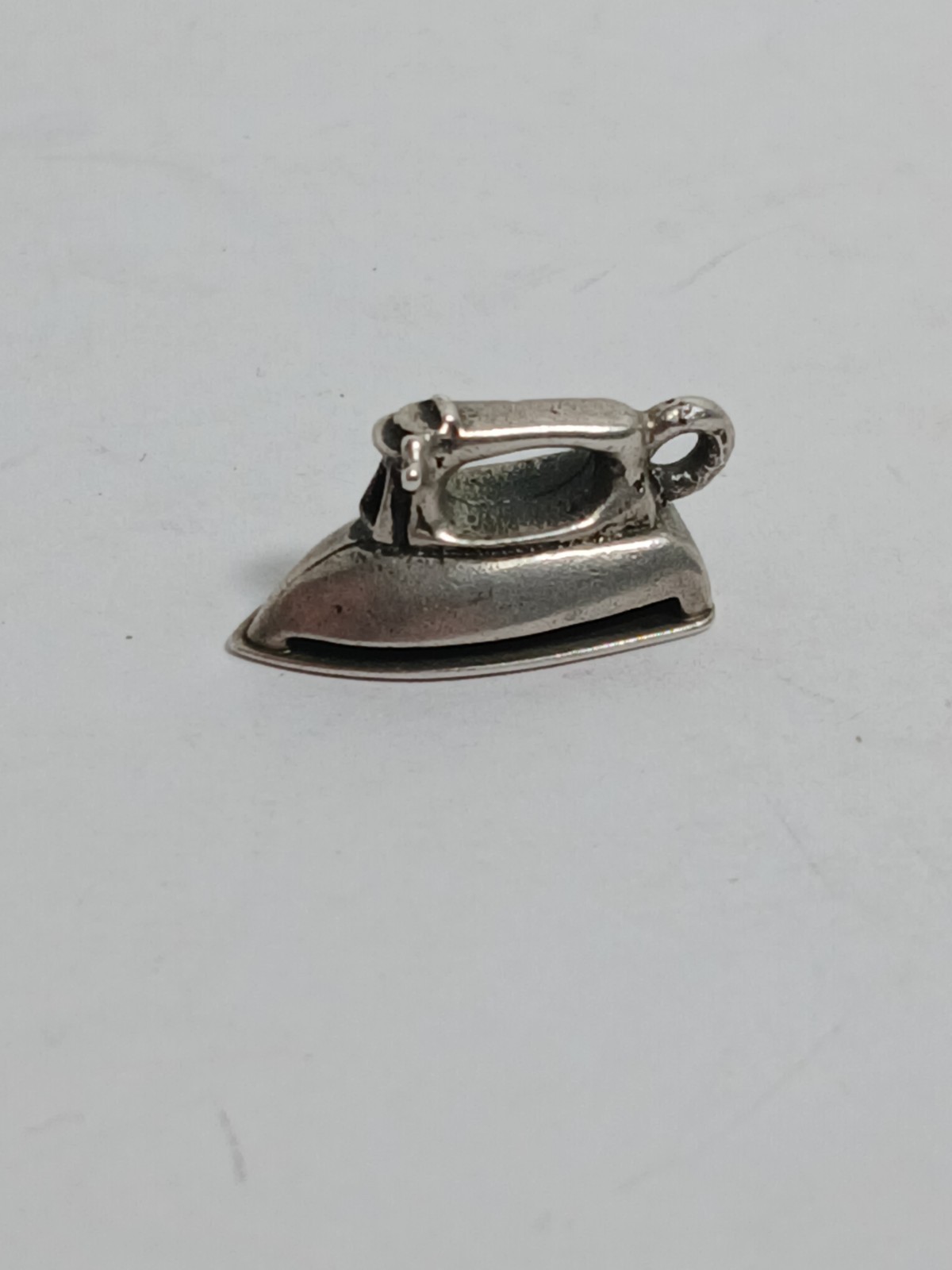 Vintage 925 Sterling Silver Beau Iron Dangle Bracelet Charm