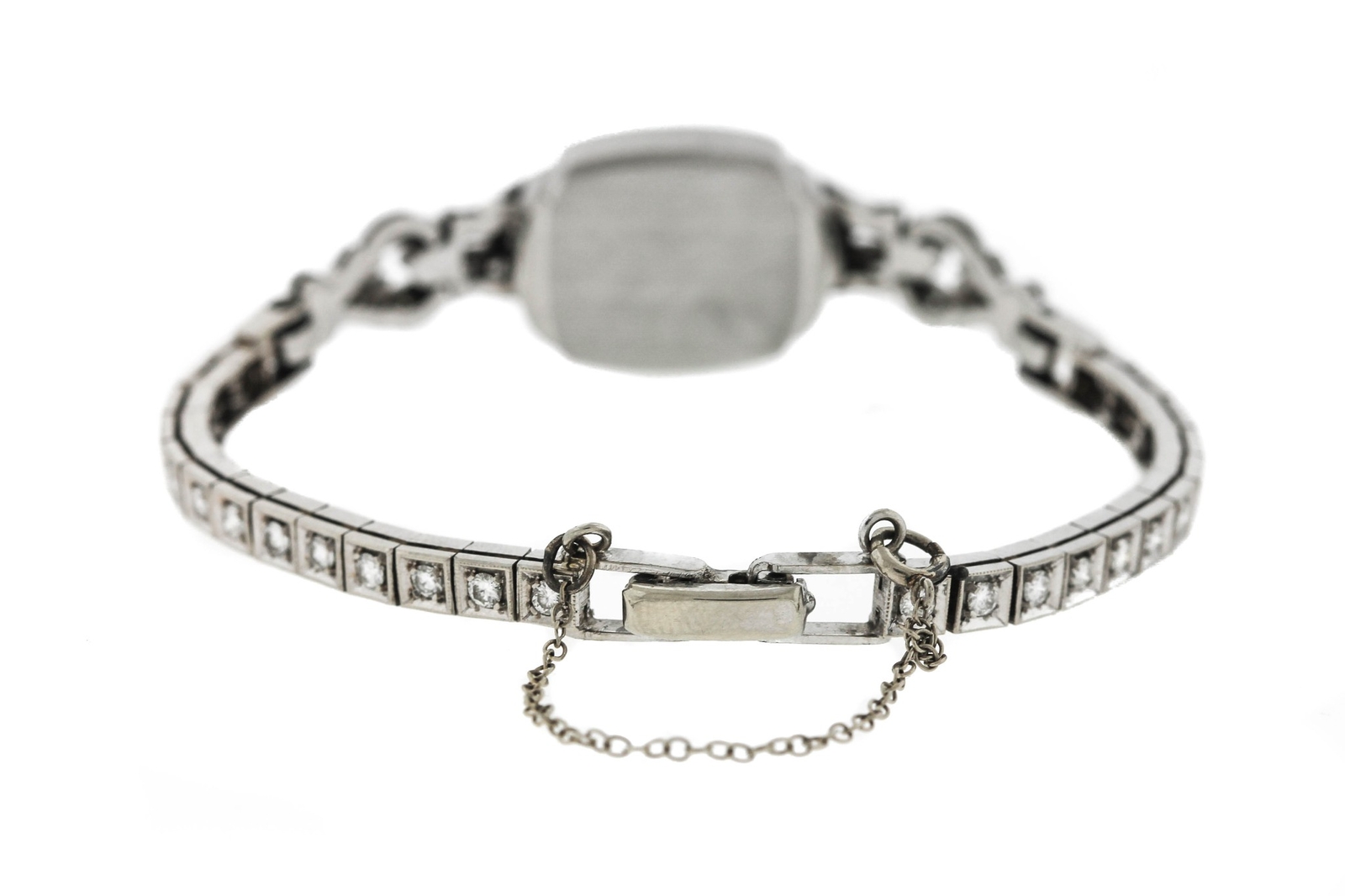 Antique Art Deco 6.88ctw Amethyst Diamond 14k White Gold Conversion Bracelet