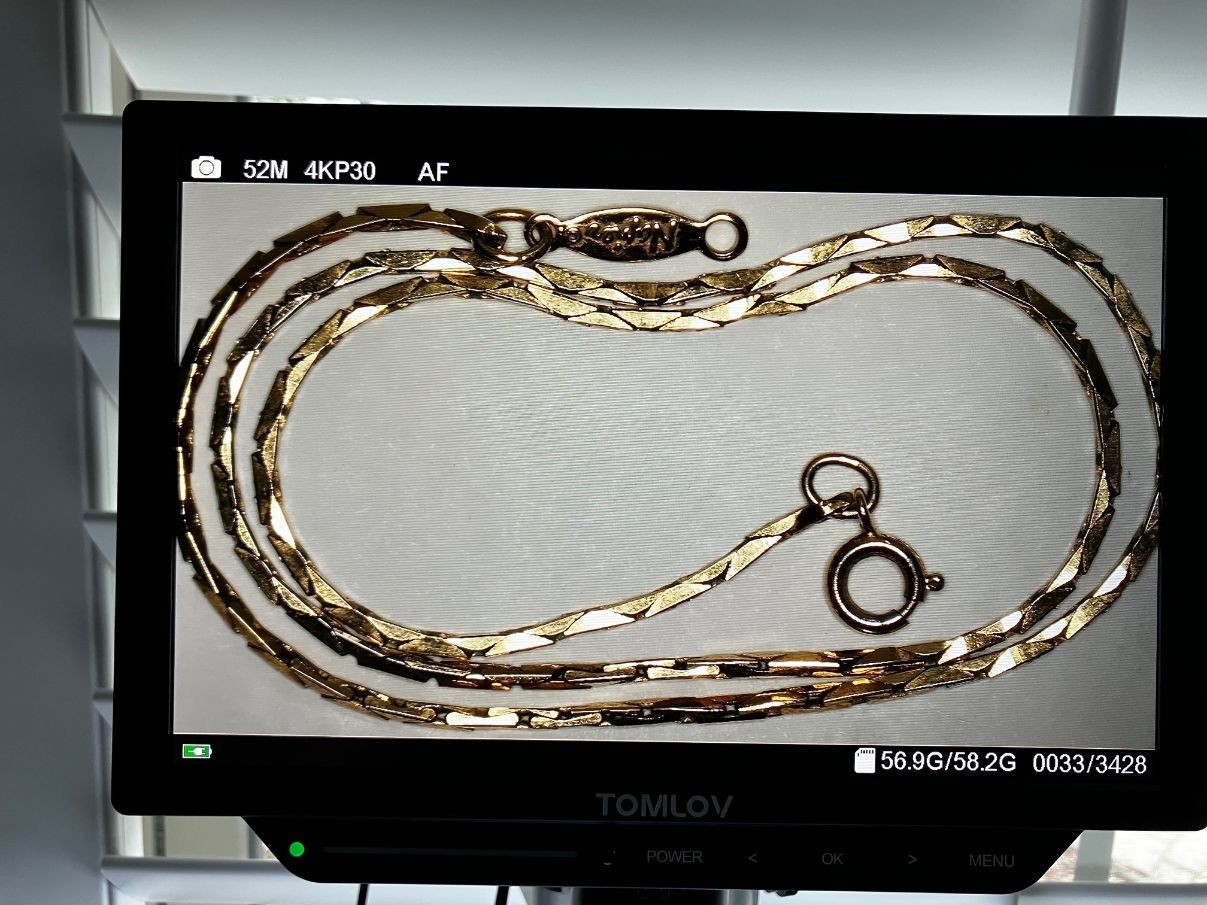 Napier Gold‑Tone Chain Necklace 15.5″ Vintage Signed Tag-Excellent Condition