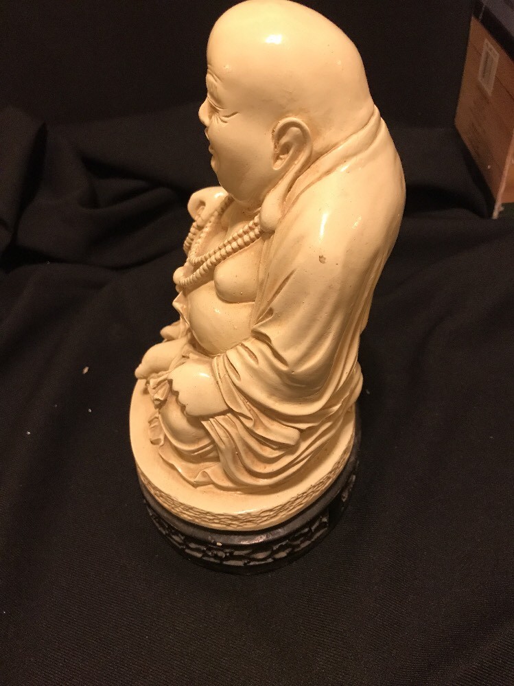 Beautiful Vintage Buddha Signed Figuring Damaged