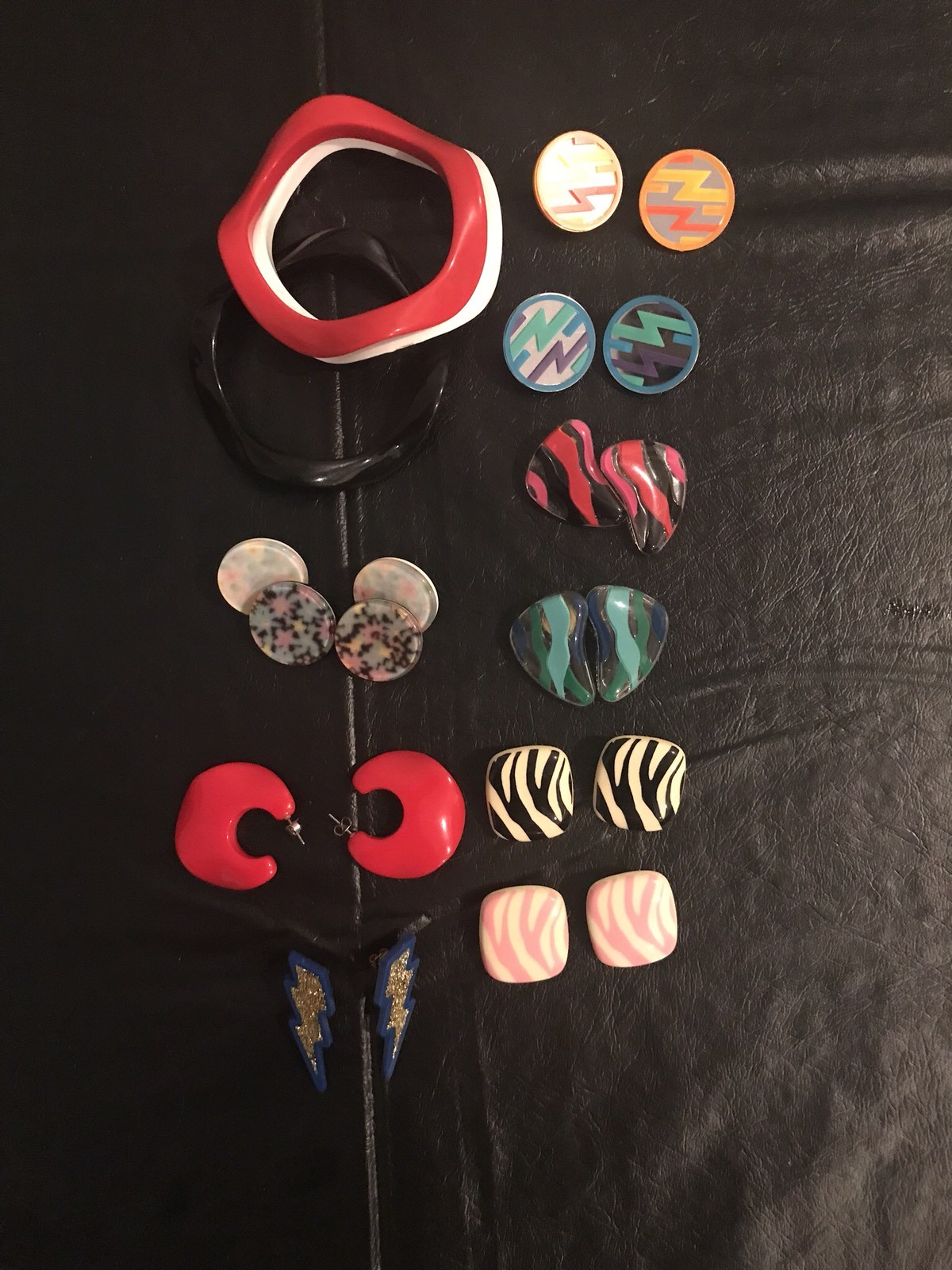 Vintage Avon Bracelets and Earrings Lot 1980’s To 1990’s
