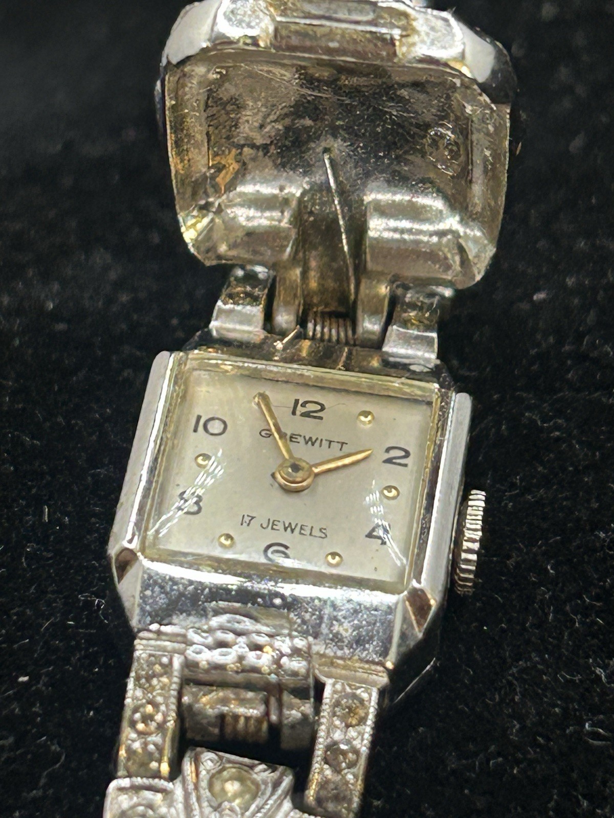 1940’s Grewitt 17 Jewel Ladies Estate Cocktail Watch – RARE