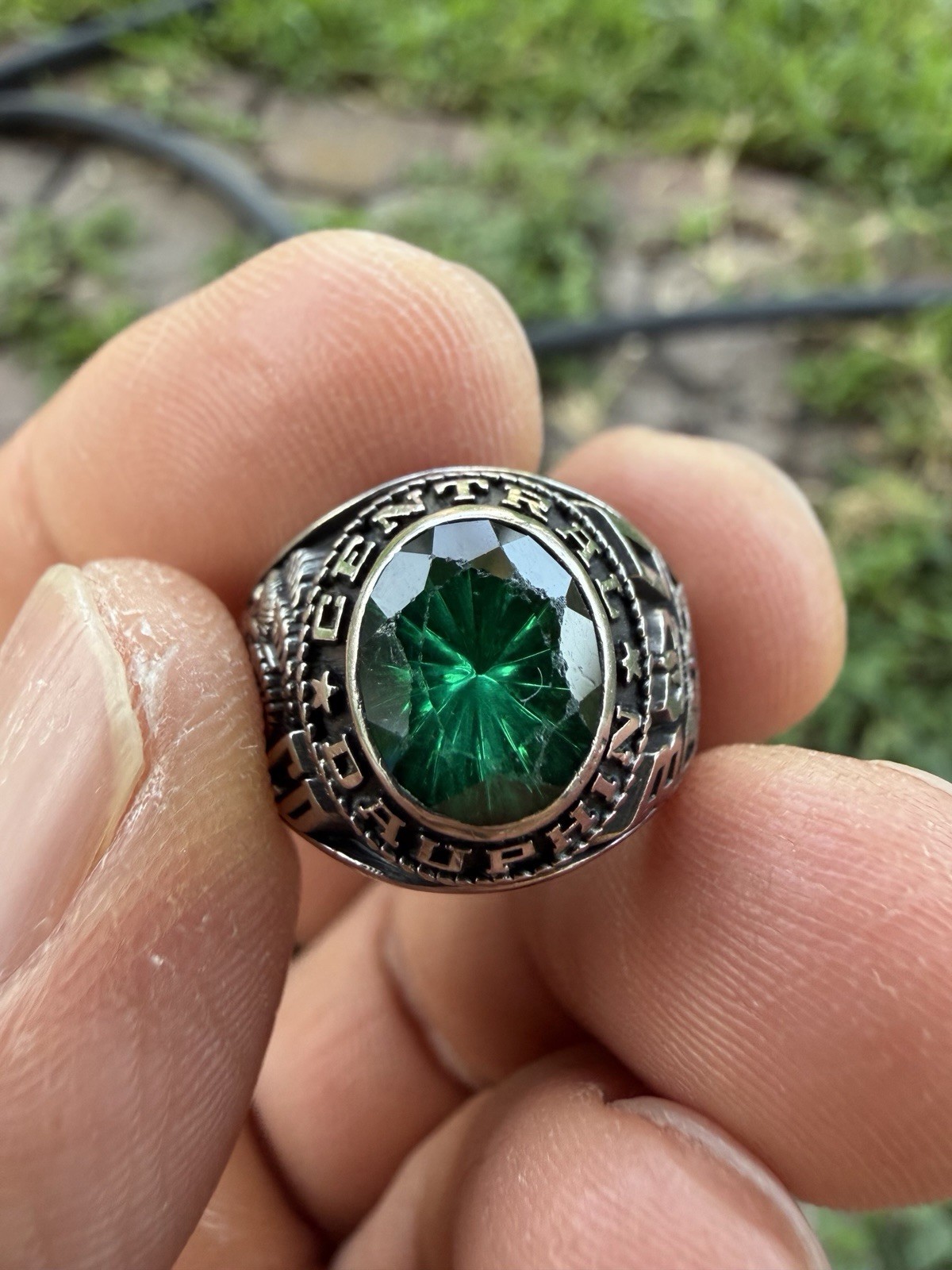 Central Dauphin Class Ring for women (24.5%palladium)