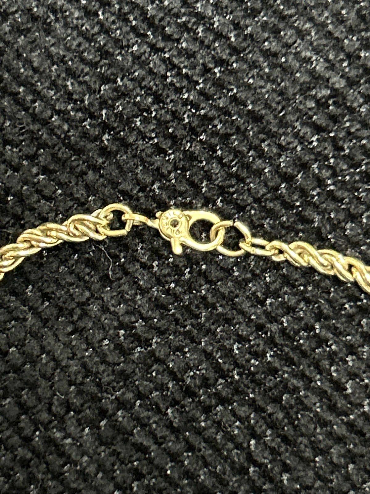 Vintage Monet Double V Neck Swirl Choker Necklace Two Tone Gold Off White Signed