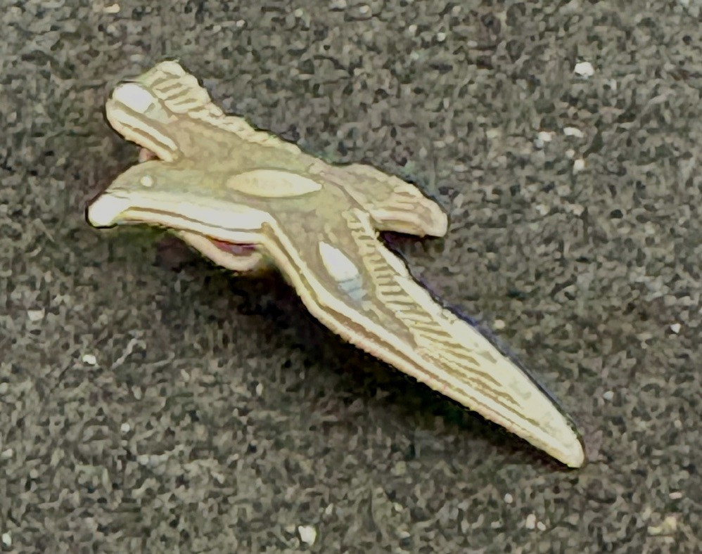 Sterling Silver Flying Bird Charm 1″ Vintage 1.1Grams Marked Sterling