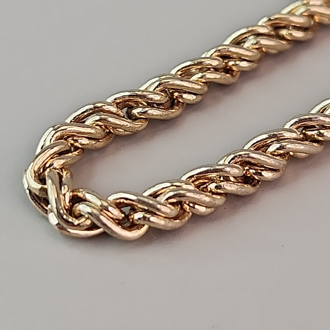 Vintage Christian Dior Rope Chain Necklace 4mm SHORT 15″