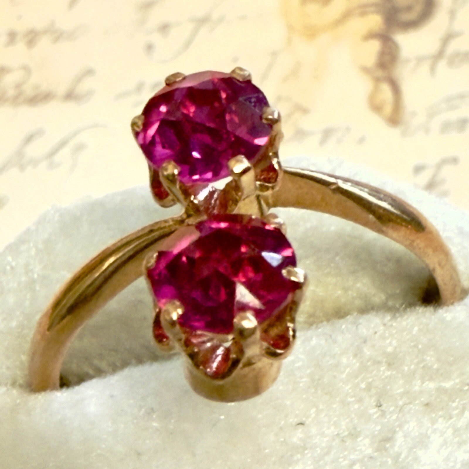 Size 10 – Fabulous Vintage 583 14k Rose Gold Ring – East European USSR Era #1592