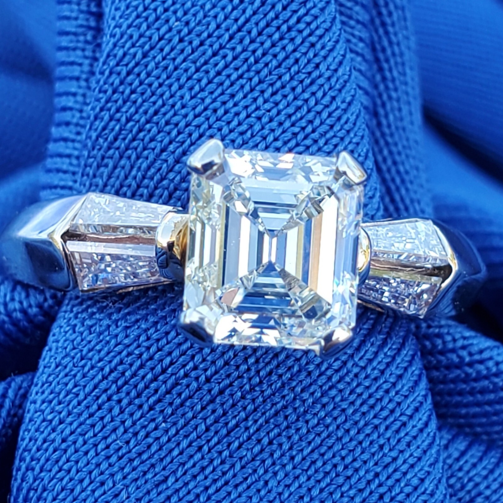 Original EARTH MINED DIAMOND Deco Engagement Ring Vintage Style Solitaire 14K