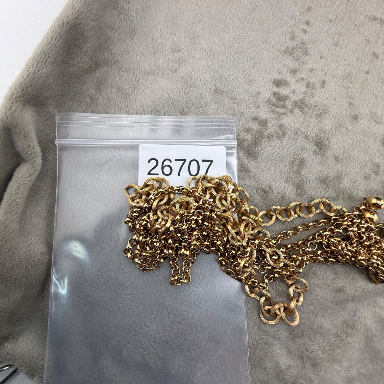 Vintage Opera Lariat Tassel Necklace Gold Tone 48”