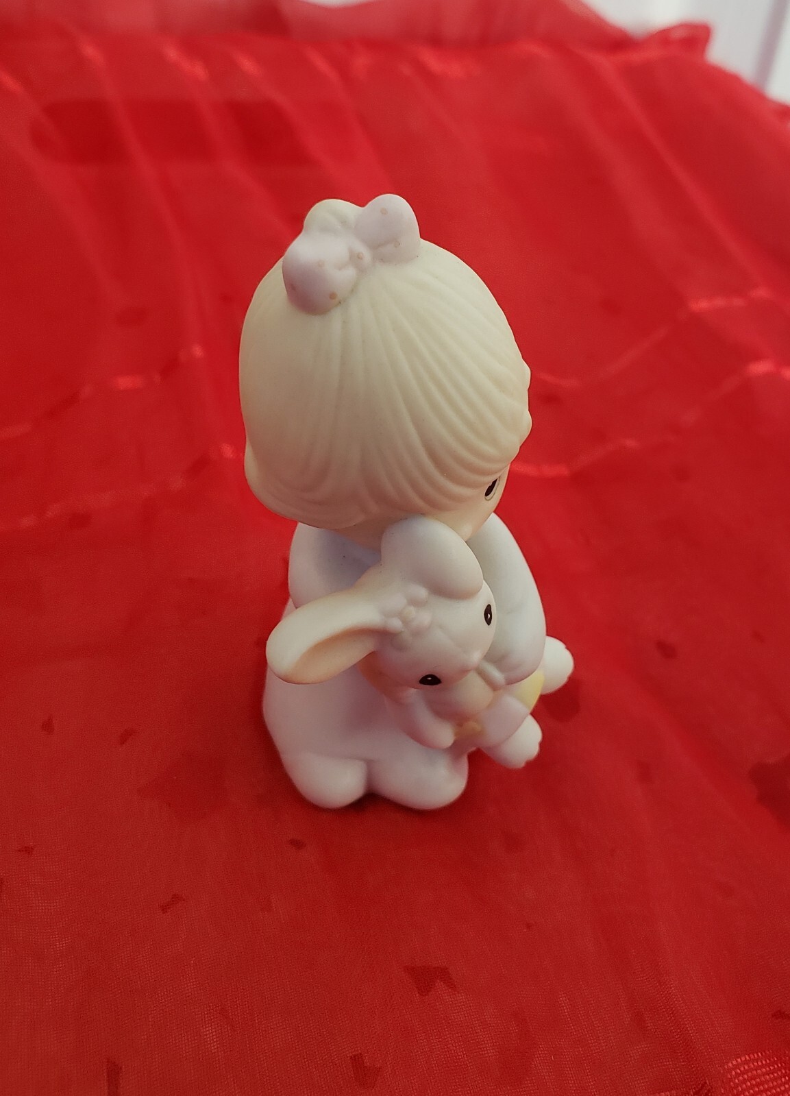 Vintage 1982 Jonathan & David ENESCO JESUS LOVES ME Porcelain Figurine RARE