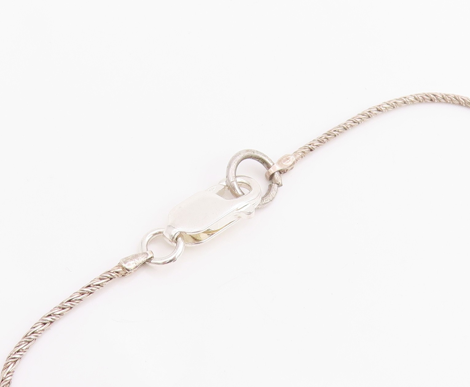 14k Gold & 925 Sterling Silver Vintage Necklace Elegant Pearl & CZ Drop NE4861
