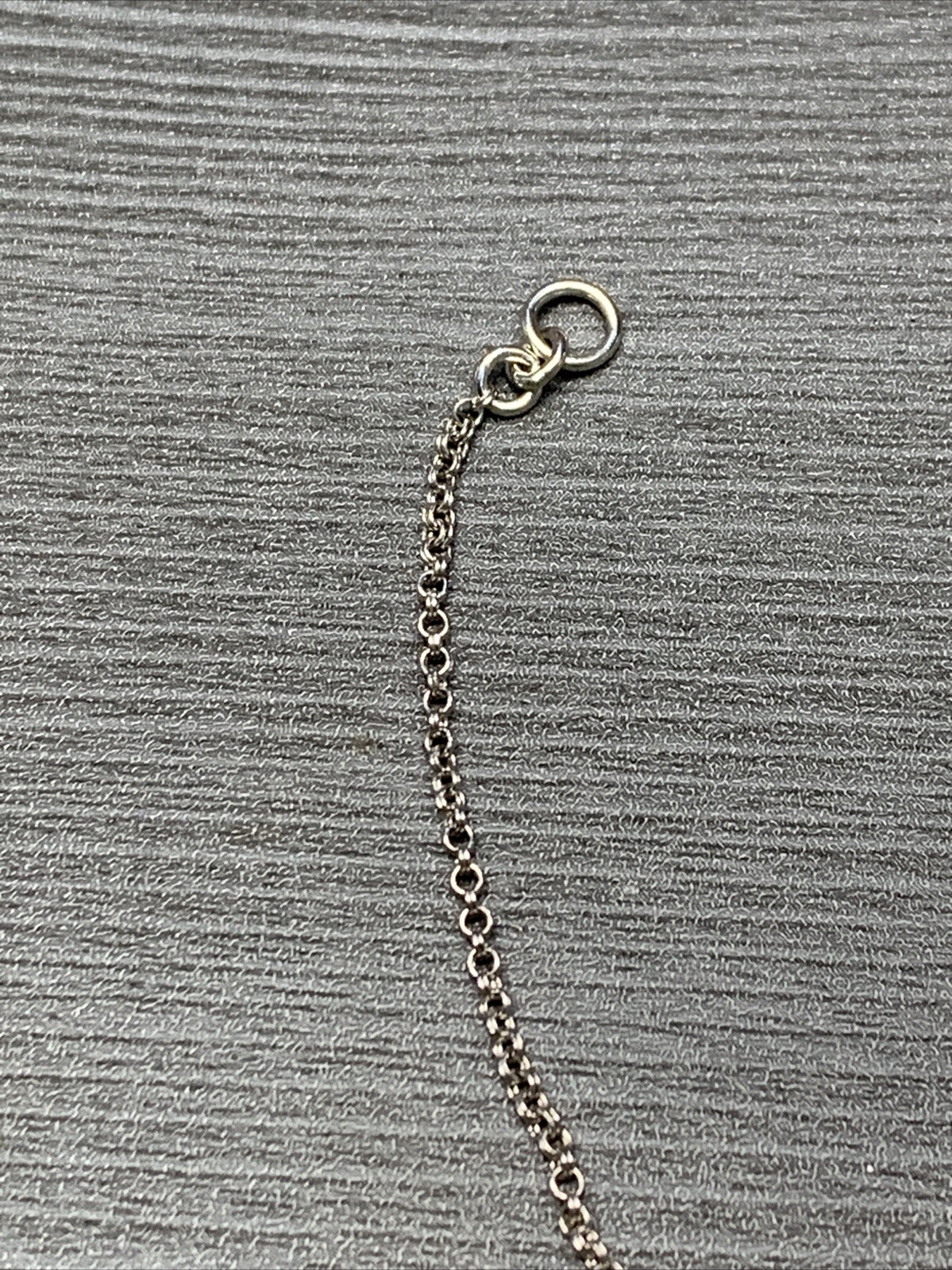 Vintage Juicy Couture Delicate Heart Charm Silver Tone BRACELET 6.5” Sz Small
