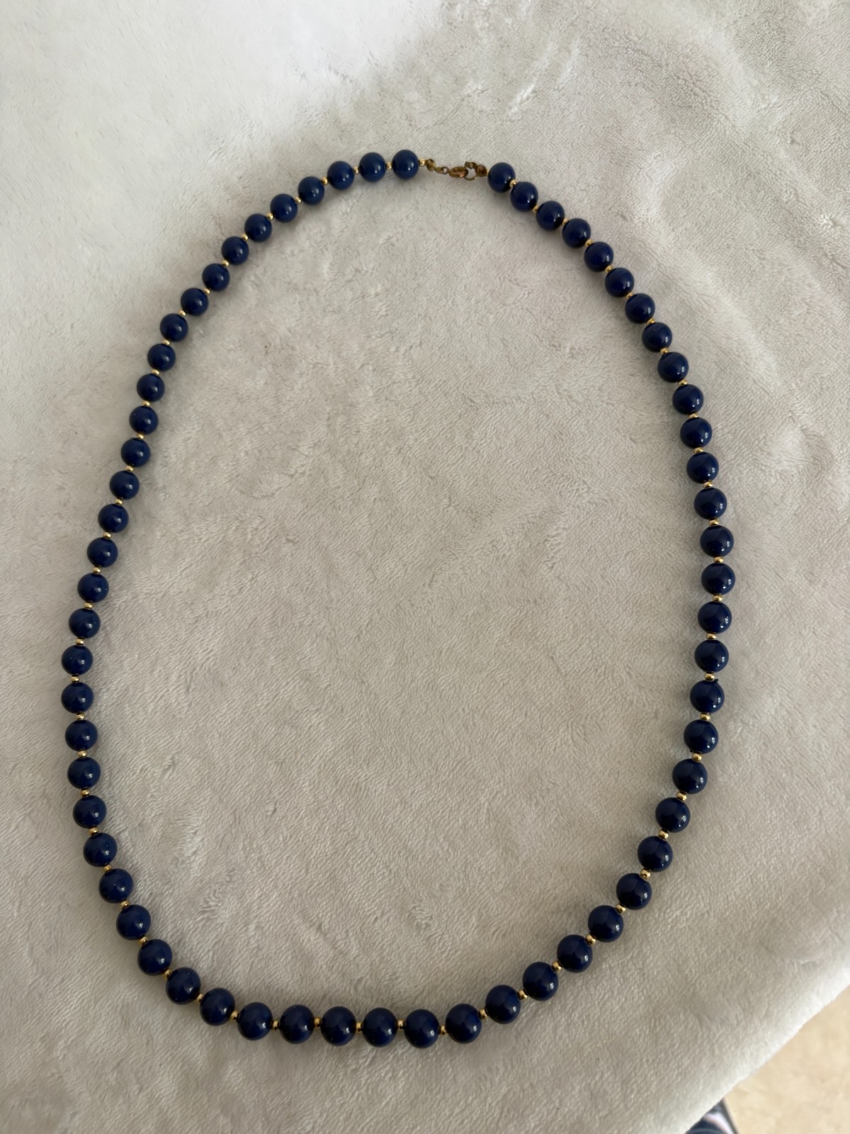 Vtg PATRIOTIC LUCITE Red, White, & Blue Beaded Necklaces & Earring Jewelry