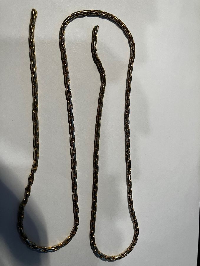 Vintage Costume Jewelry Lot – Chains Cufflinks Pins Tie Clips Unbranded