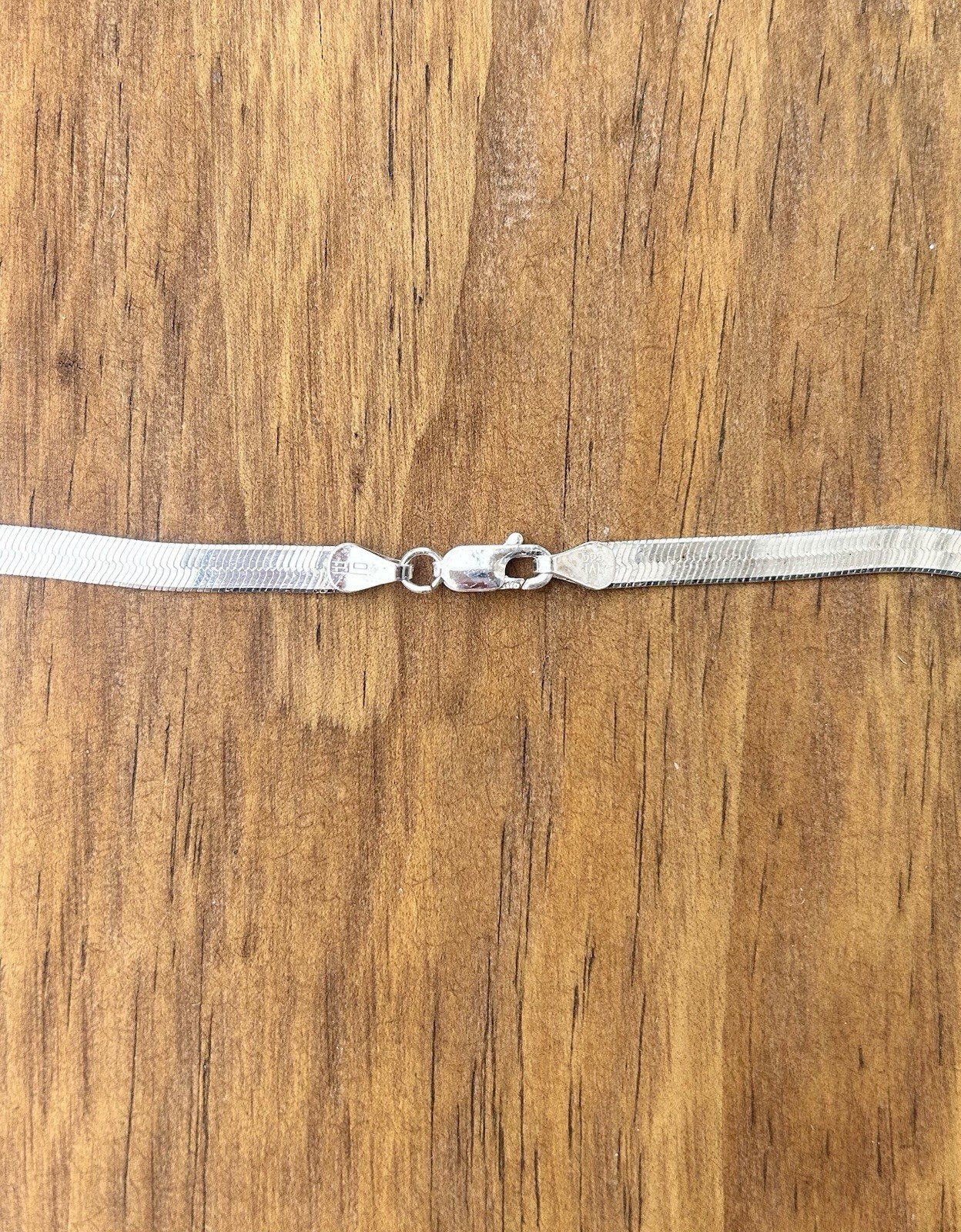 Sterling Silver 925 Italy Herringbone 20″ Necklace Vintage 17 grams
