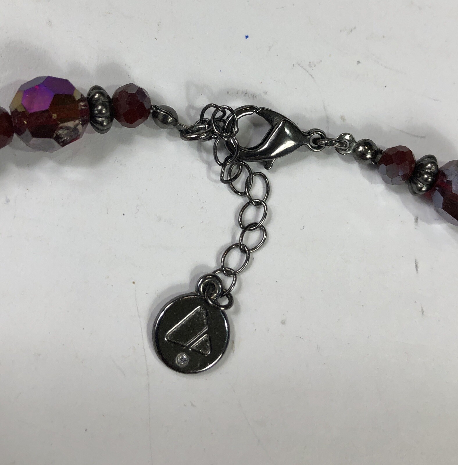 Liz Claiborne Necklace Faceted Beaded 18 in to 20 in Length – Vintage