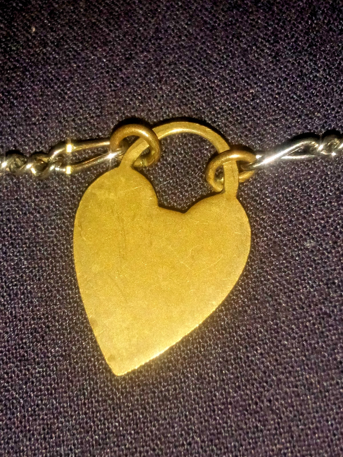 Vintage PIDDiDLY LINKS CHARM Necklace Theater Drama REAL HEART LOCKETS Kingston