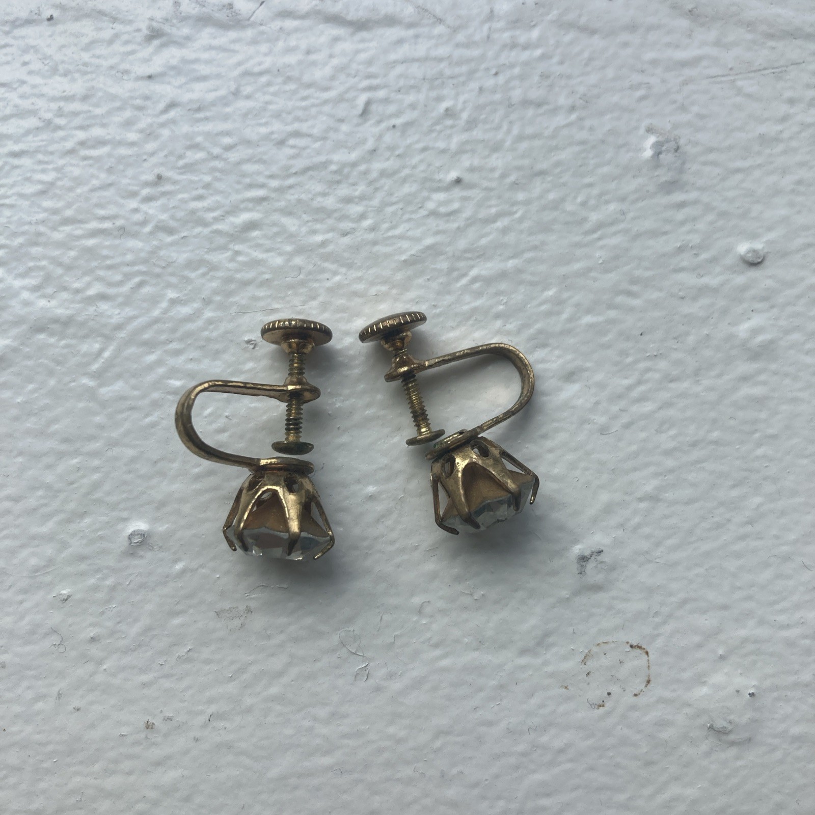 Vintage Costume Screw On Studs