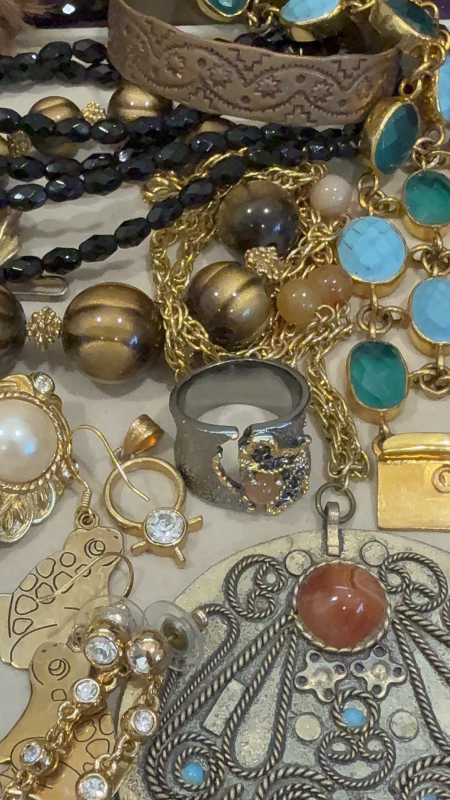 Vintage Antique Jewelry Lot! Rhinestones! Givenchy, Trifari & More! Rare!