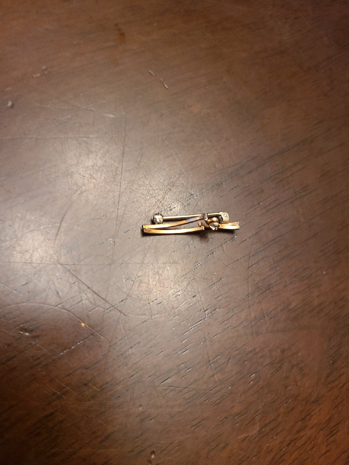 Krementz Gold Tone BROOCH Small, See Pictures