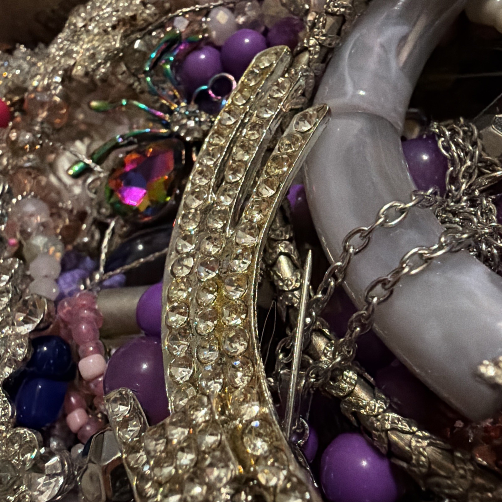 Vintage to Now Jewelry Lot, All Wearable Untested. No Broken. Box A8