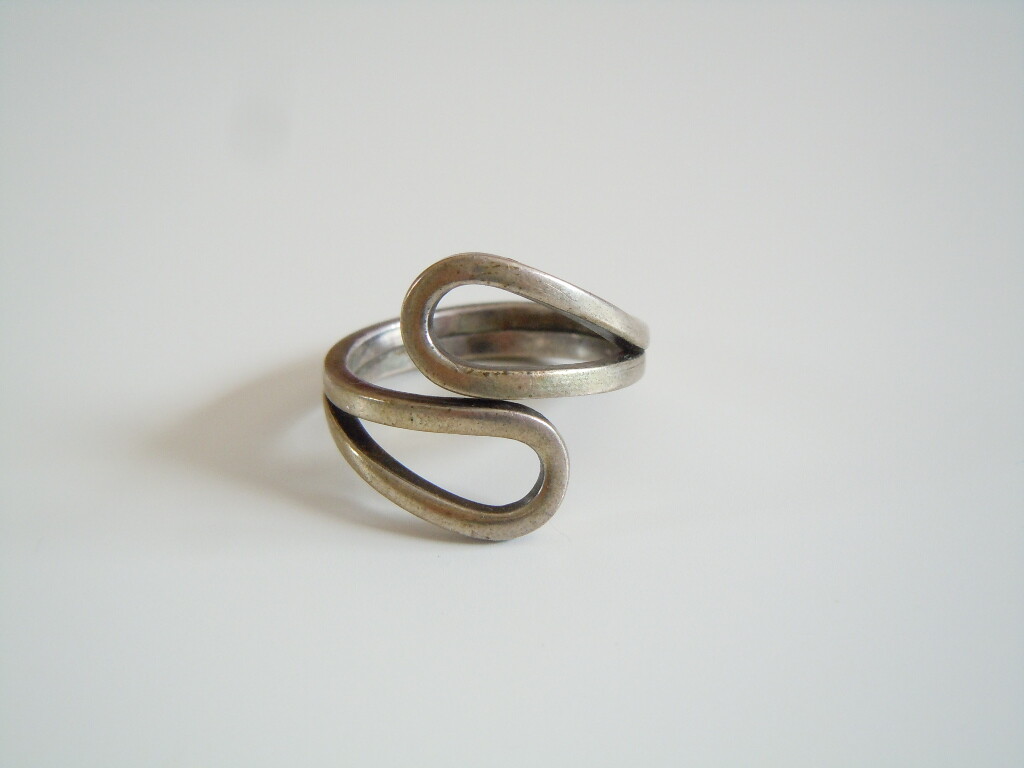 Ring Silver Tested Mark Unreadable 4.3 G/Size 53