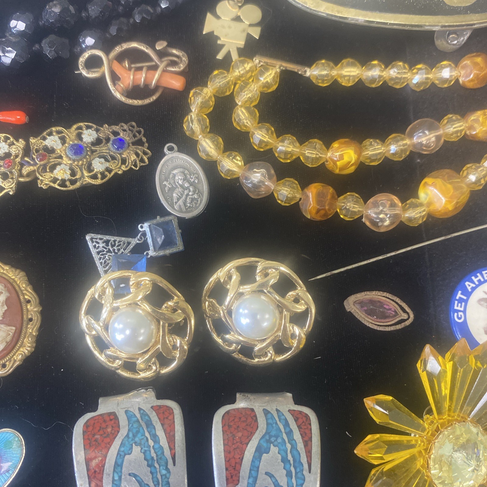 Antique Vintage Lot Of Jewelry Estate Sale Unsearched As Is #2