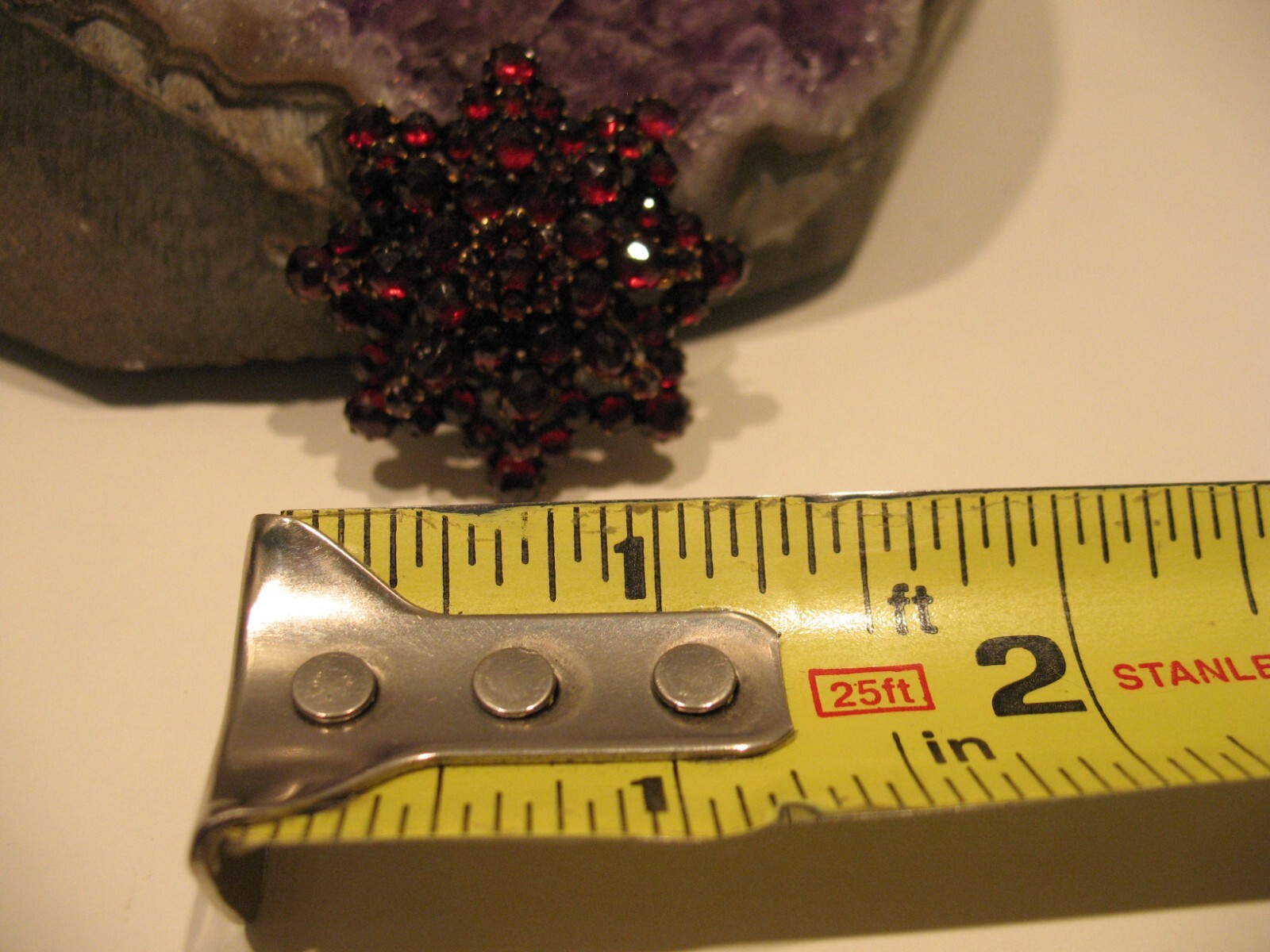 Victorian 1890’s Garnet Star Pin/Brooch
