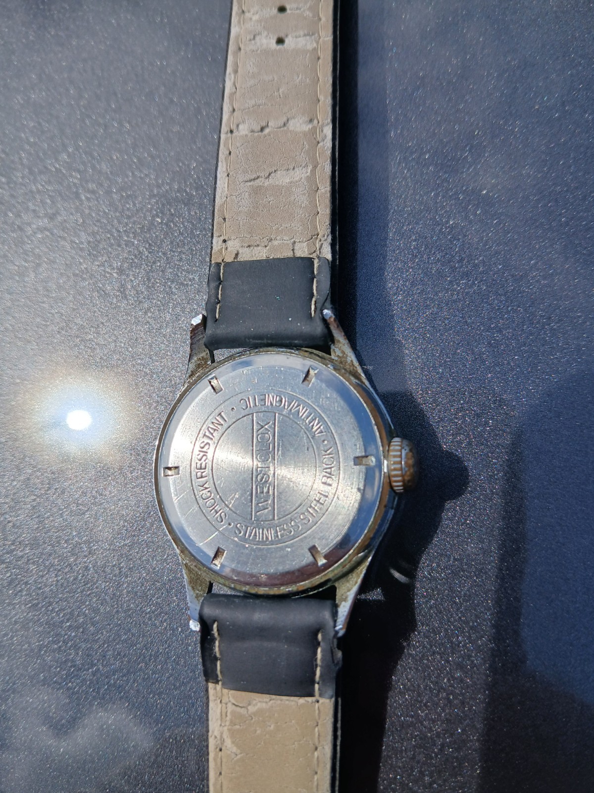 Vintage military WESTCLOX men Watch, Shockresistant, Antimagnetic, Wather Proof.