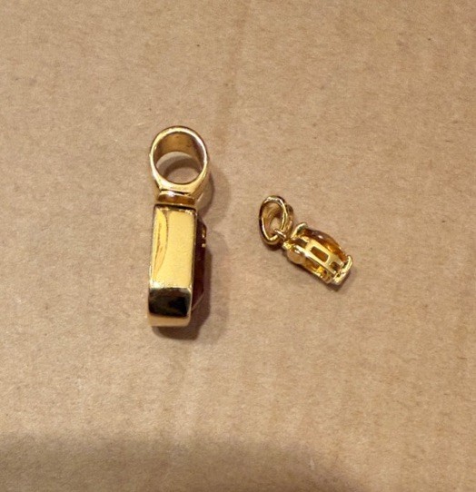 Lot of 2 Vintage Joan Rivers Necklace Pendants
