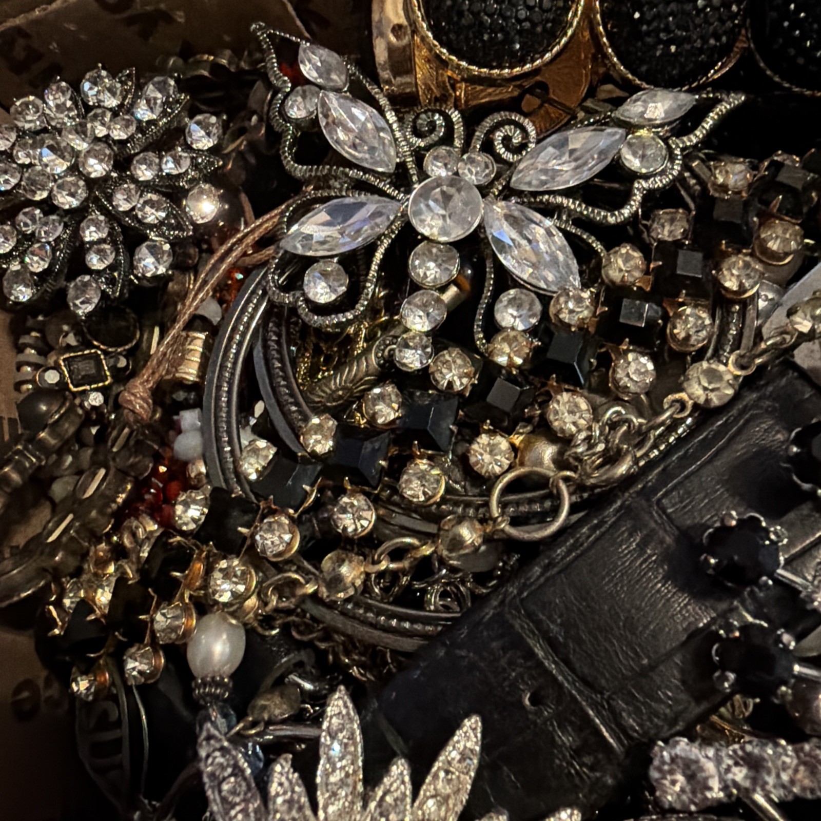 Vintage to Now Jewelry Lot, All Wearable Untested. No Broken. Box B1