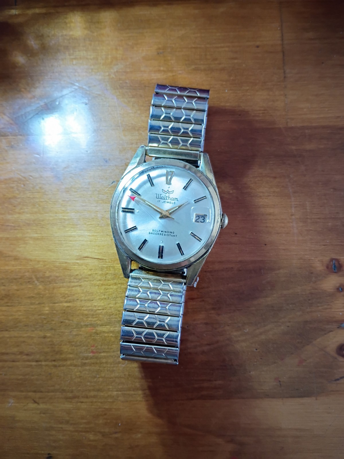 1960s Waltham Mens Wristwatch Almost Perfect Condition, Works Perfectly