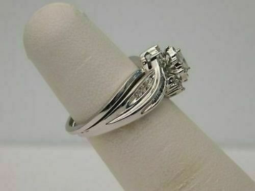 Art Deco 1.20 Ct White Diamond Antique Vintage Wedding Ring 925 Sterling Silver