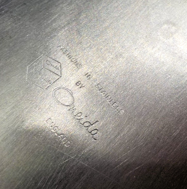 Vintage Oneida Stainless Steel Modernist Pendant Sheffield England