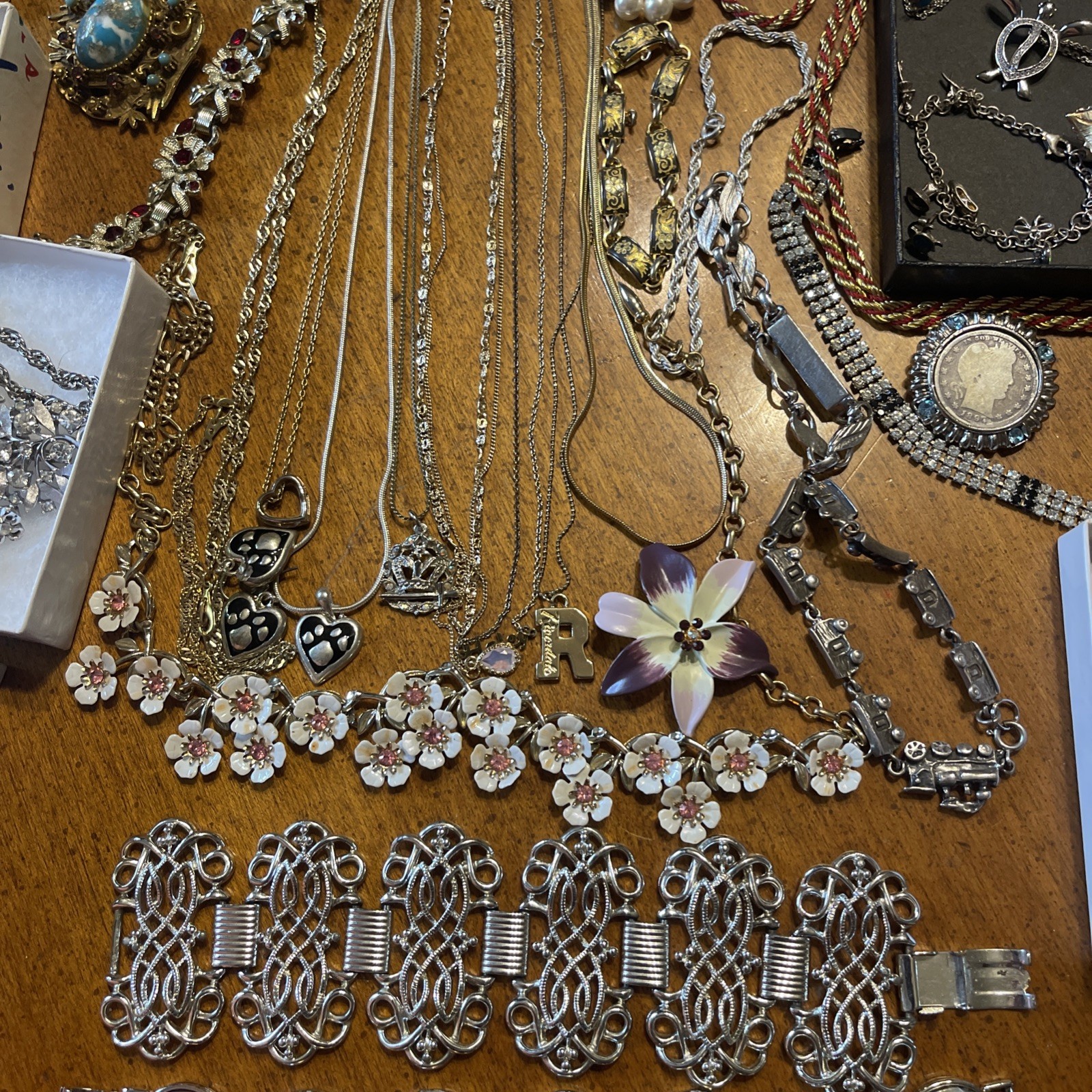 Huge Estate Vintage to Modern Jewelry Signed/unsigned Costume Mixed Lot