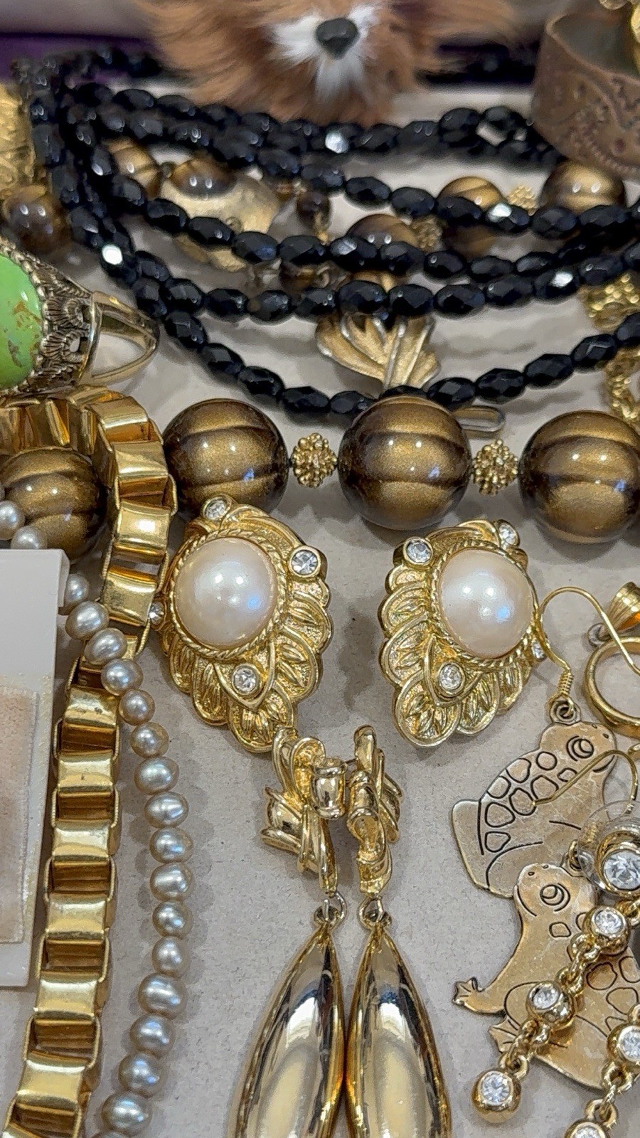 Vintage Antique Jewelry Lot! Rhinestones! Givenchy, Trifari & More! Rare!