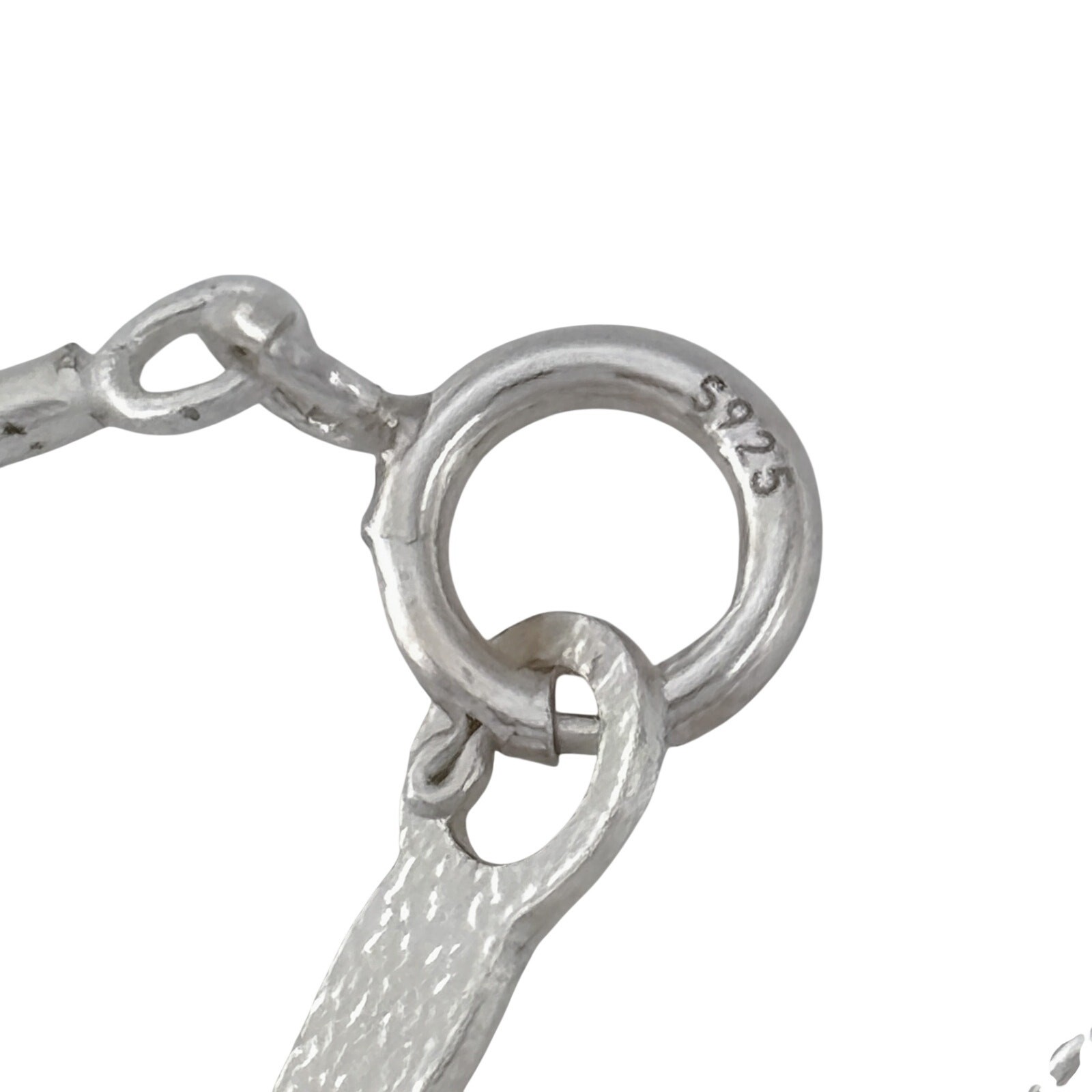 Vintage Sterling Silver 925 Bar Link Bracelet 7″