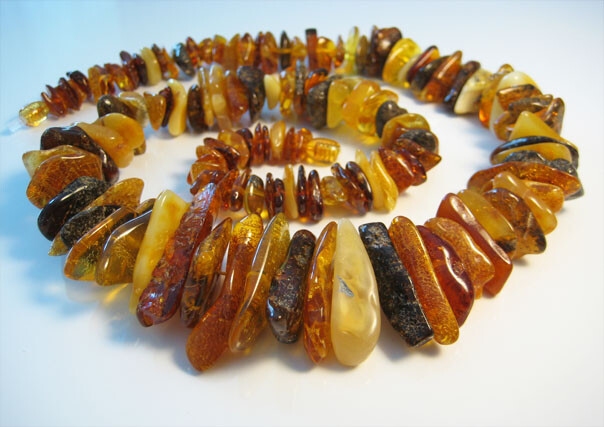 Genuine Massive Amber Beautiful Baltic Amber Necklace 25 inches !!!