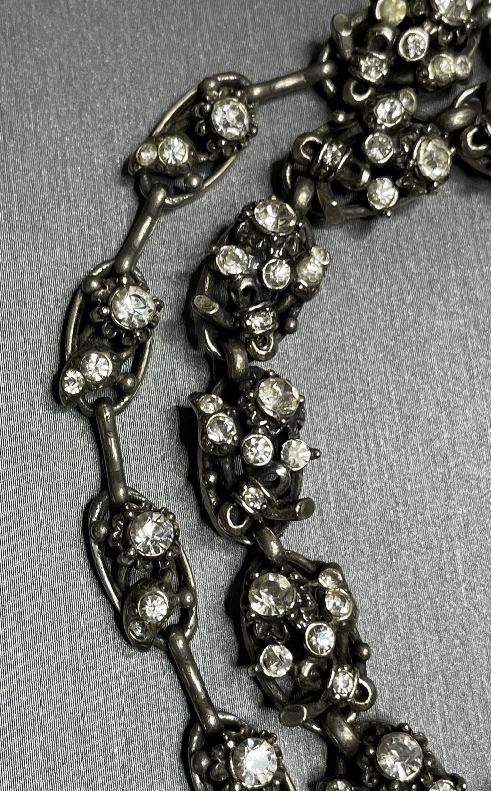 Hollycraft 1953 HTF Parure Suite White Rhinestone “none Missing” a RARE Beauty