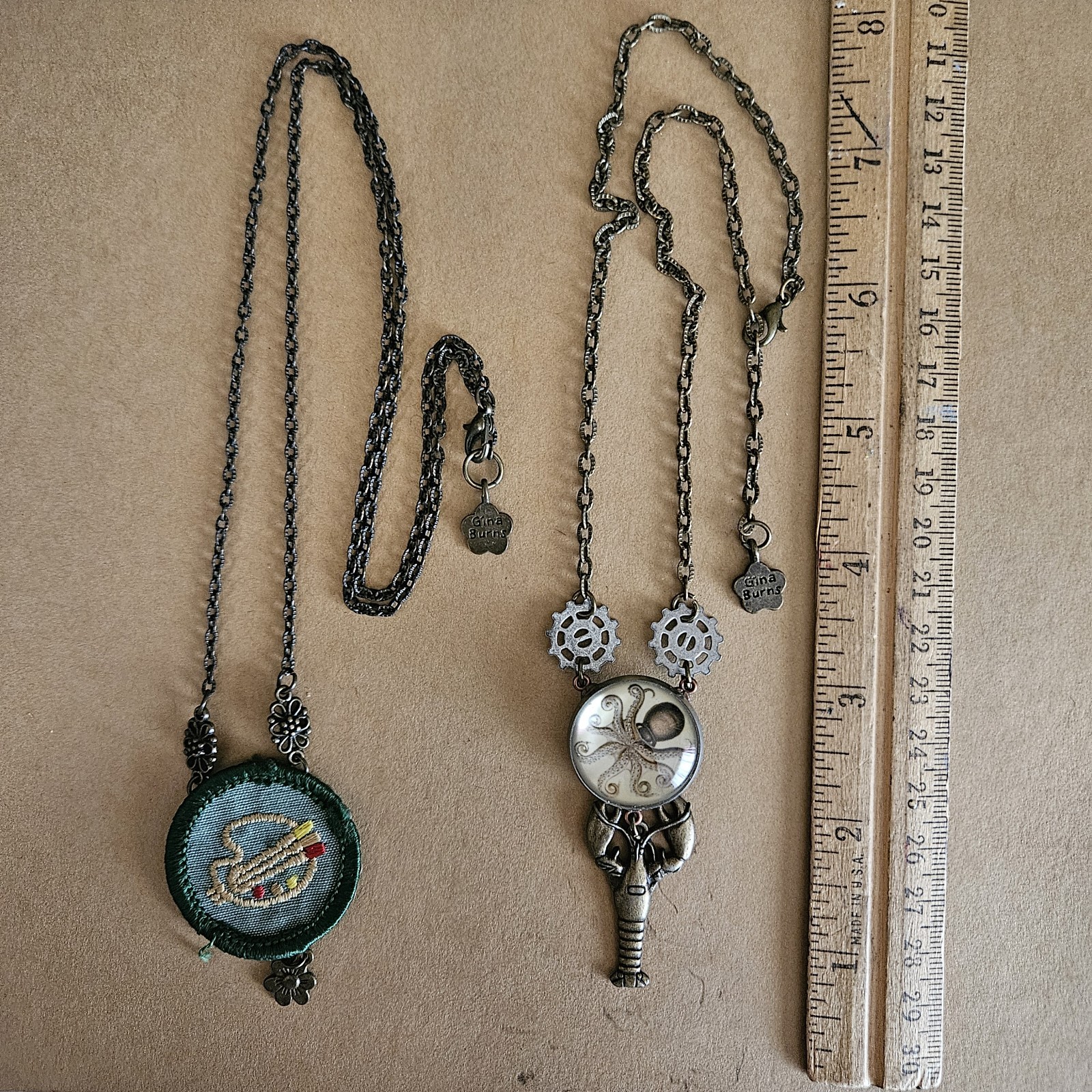 Vintage/Modern Lot 17 pc Brighton Heart Locket Necklaces Bracelets Artisan