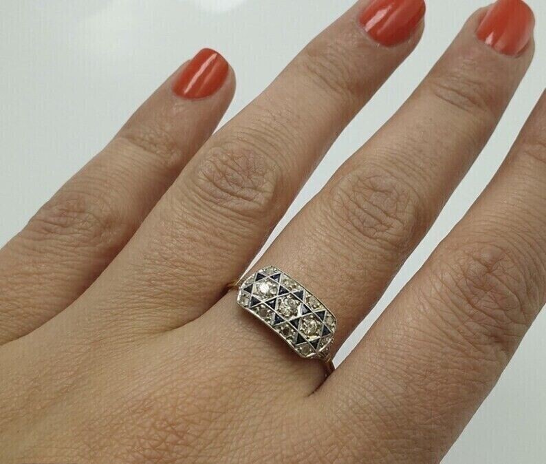 2.55Ct Art Deco Style Lab Created Diamond Wedding Anniversary 14K Gold FN Ring