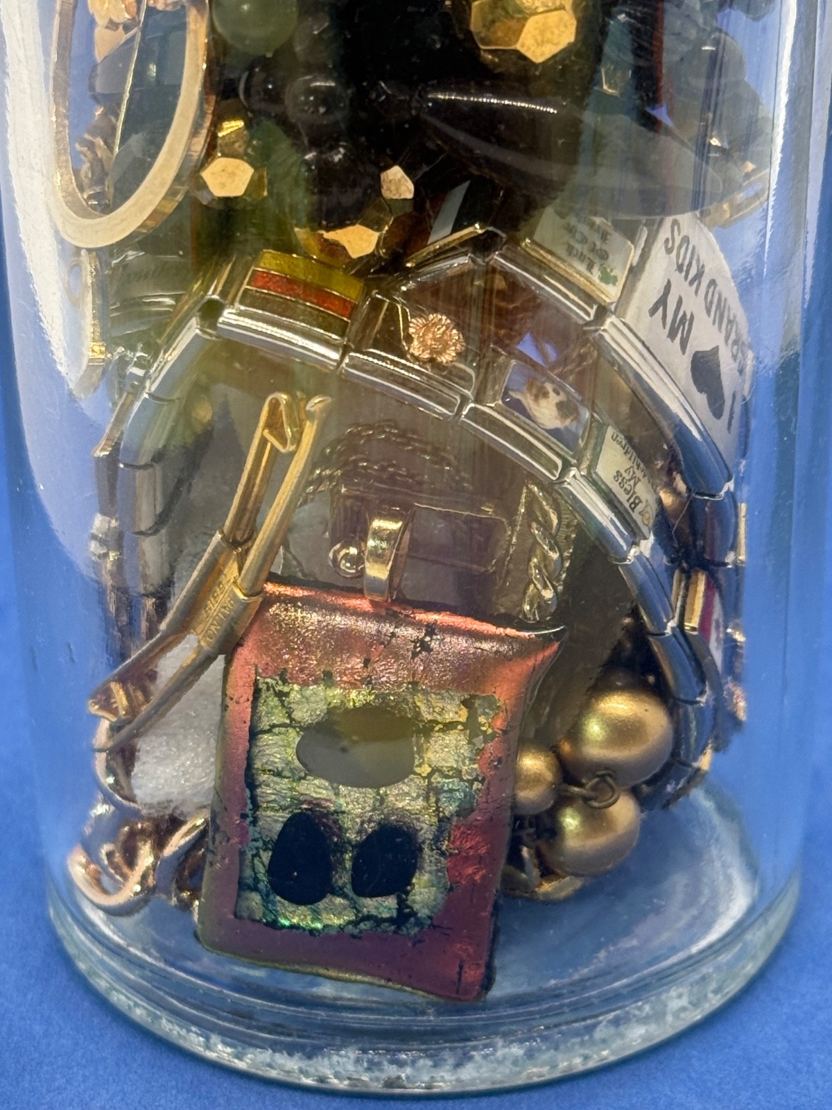 Mystery Estate Costume Jewelry Jar Mixed Lot All Wearable
