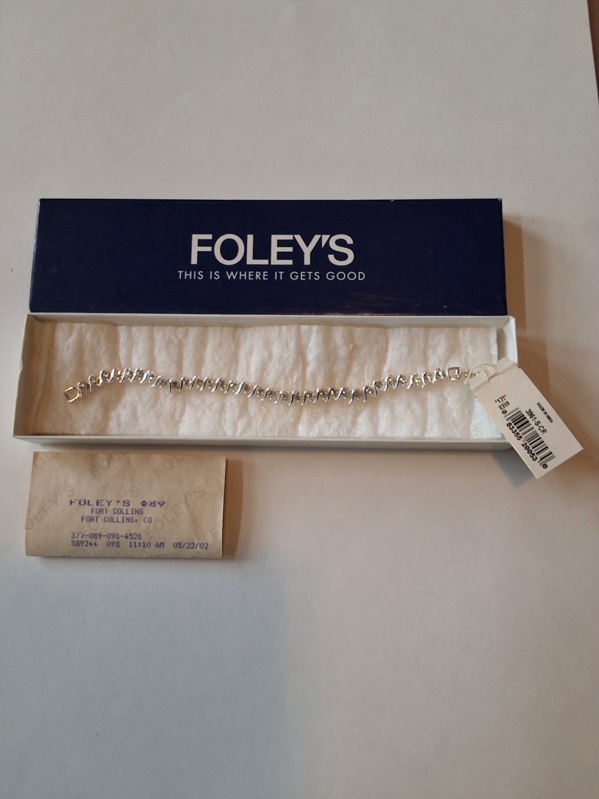 Vintage Napier Tennis Bracelet