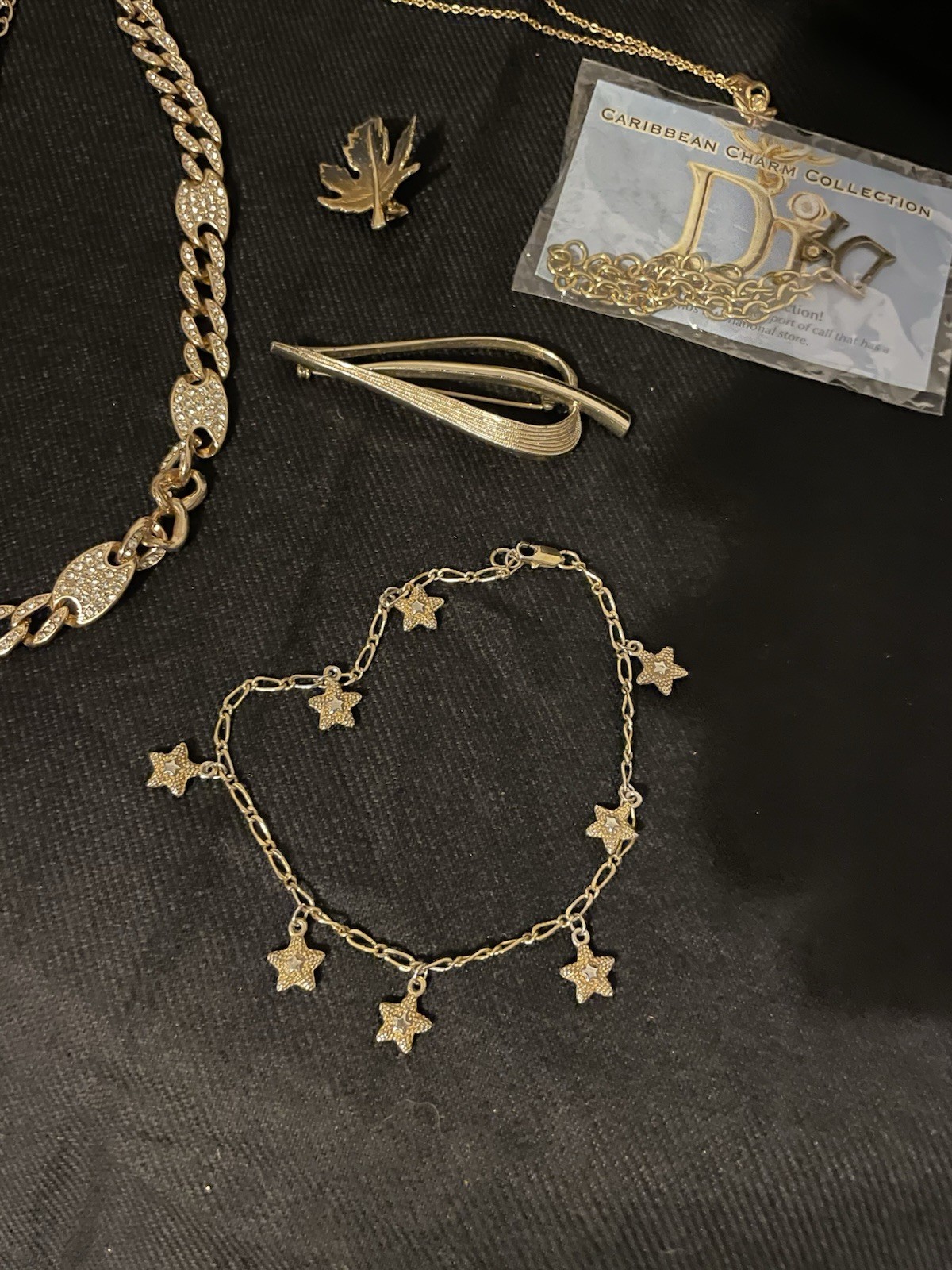 Lot Of Gold Tone Jewelry See Pictures Details/Wear