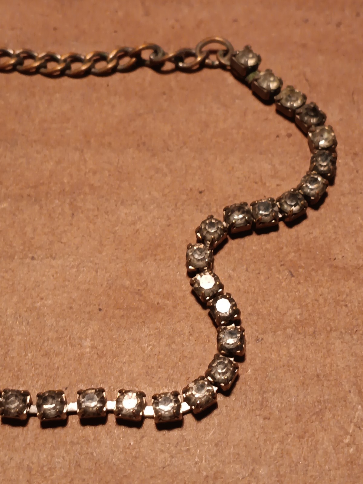 Two Art Deco? Style Costume Jewelry Necklaces 1 With Clip On Ear Rings.